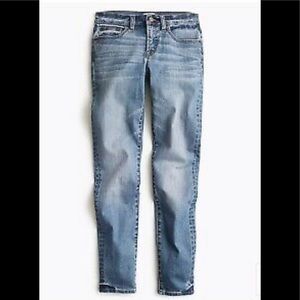 J Crew 8” Toothpick Jeans Ogden Wash